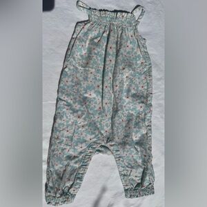 GAP Baby Linen Floral Romper